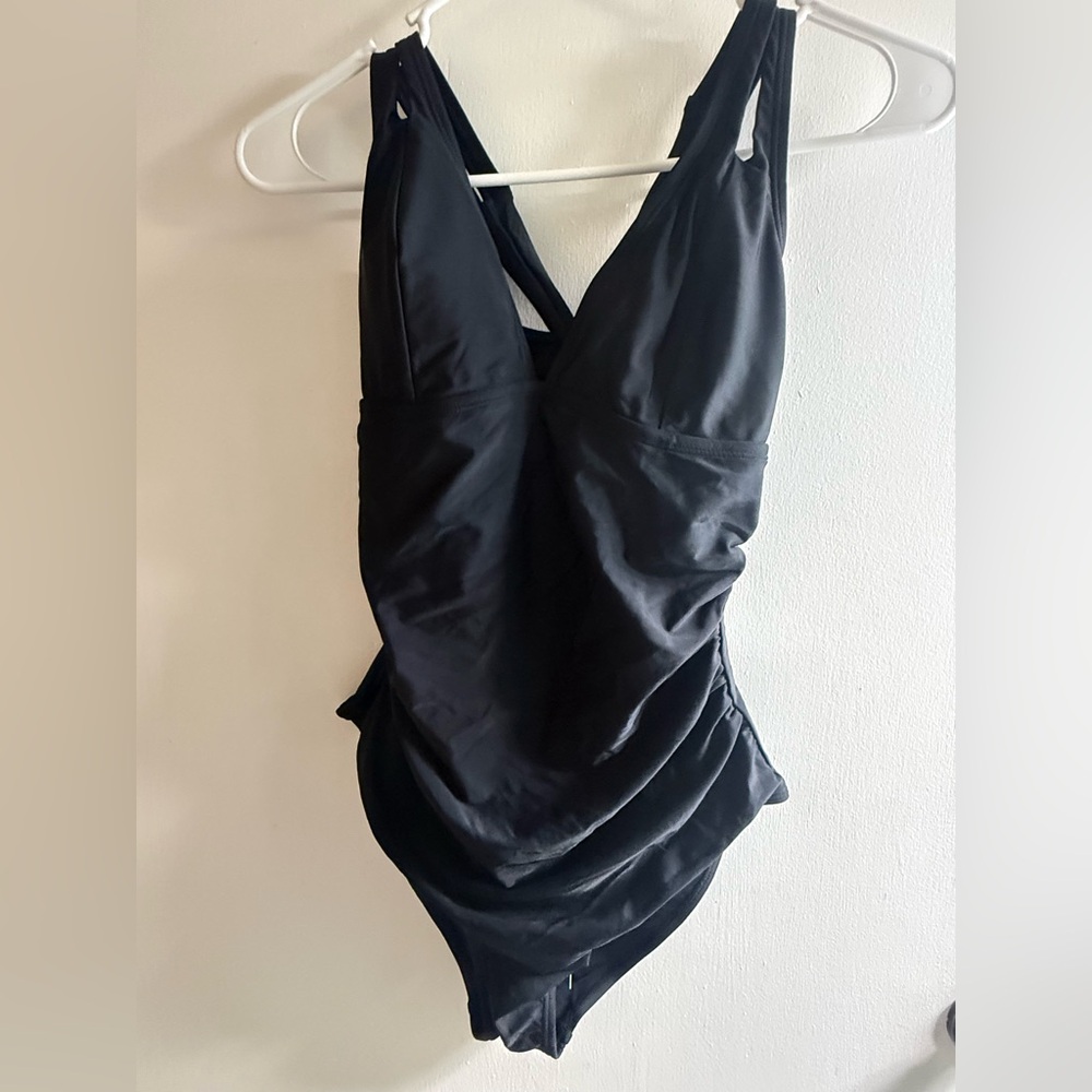 Black One-Piece Swimsuit